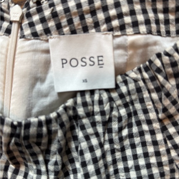 Posse Black and White High Waist Shorts - Picture 6 of 7